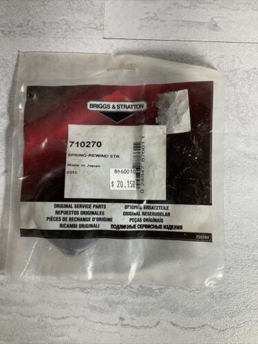 NOS Genuine Briggs & Stratton 710270 Recoil Spring OEM (6922740302007)